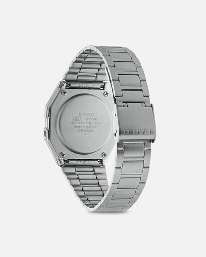 Casio A158WEA-1D64 Watch Silver/Black