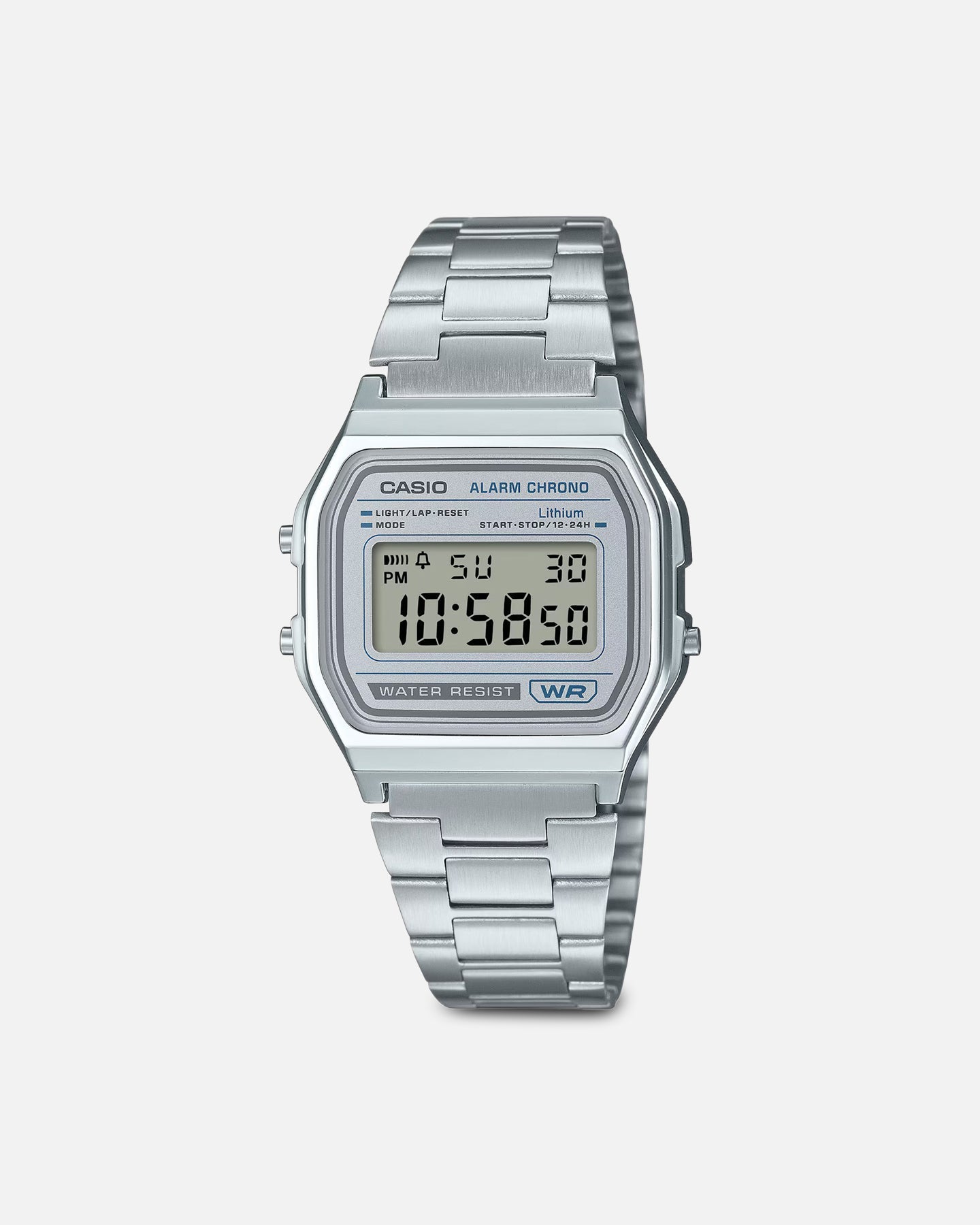 Casio A158WEA-7D Watch Silver/Silver