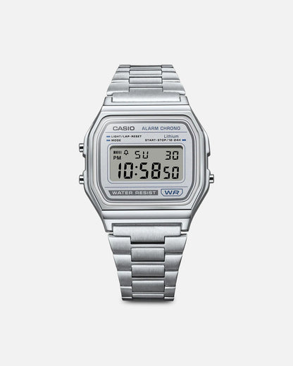 Casio A158WEA-7D Watch Silver/Silver