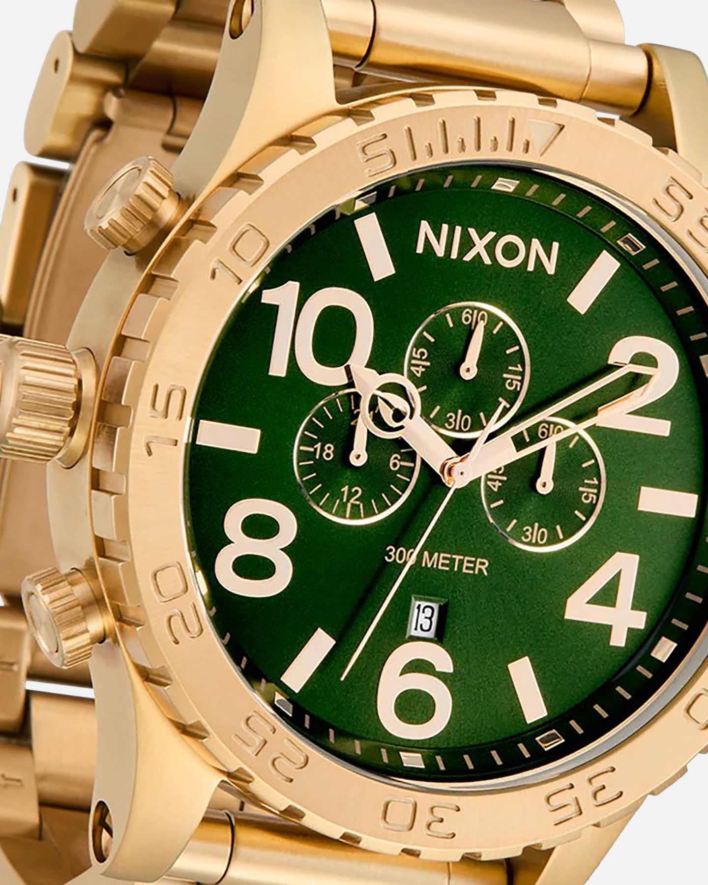 Nixon 51-30 Chrono Gold/Green