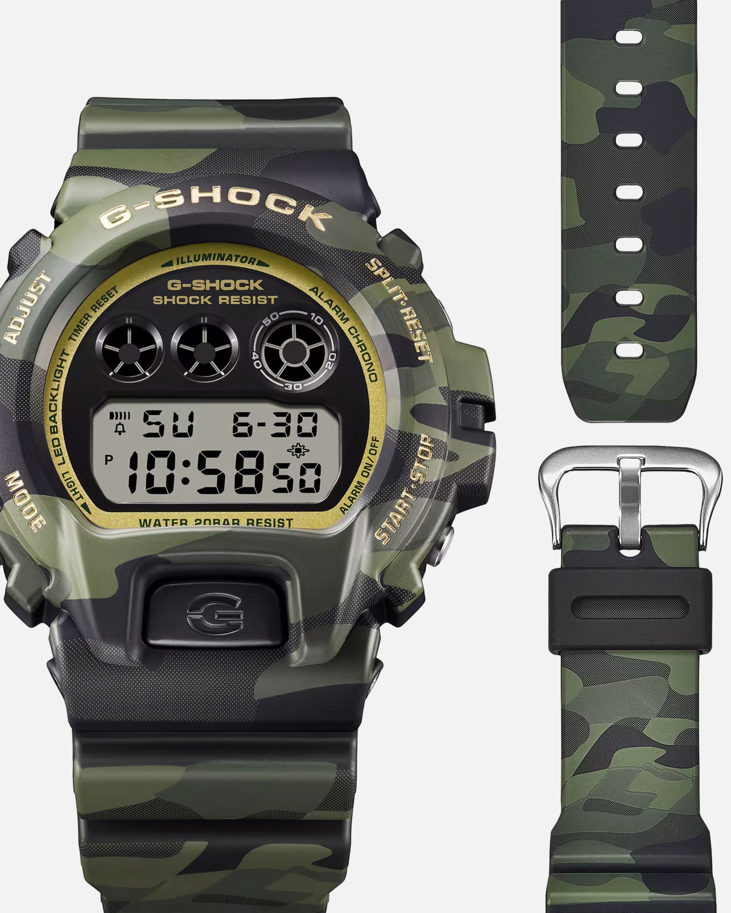 G Shock DW-6900CMG-3DR Watch Camo