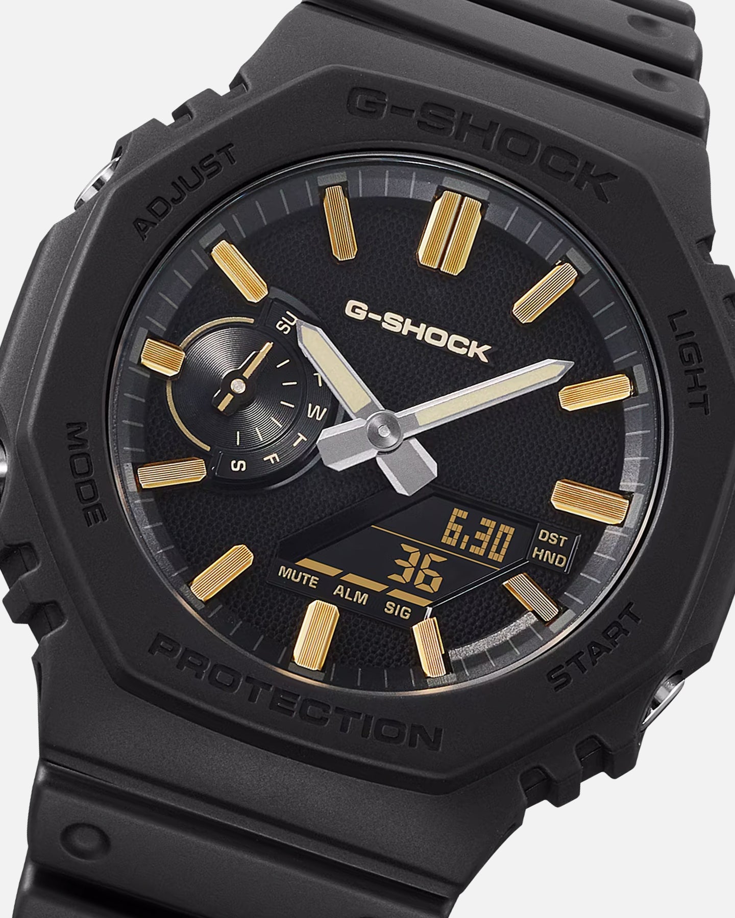G Shock GA-2100LXB-1A9DR Watch Black/Gold
