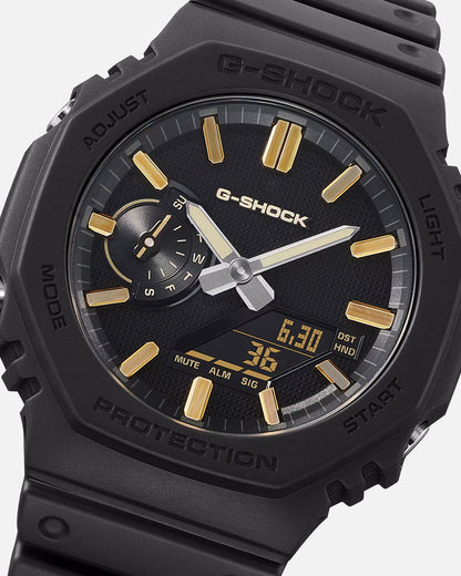 G Shock GA-2100LXB-1A9DR Watch Black/Gold