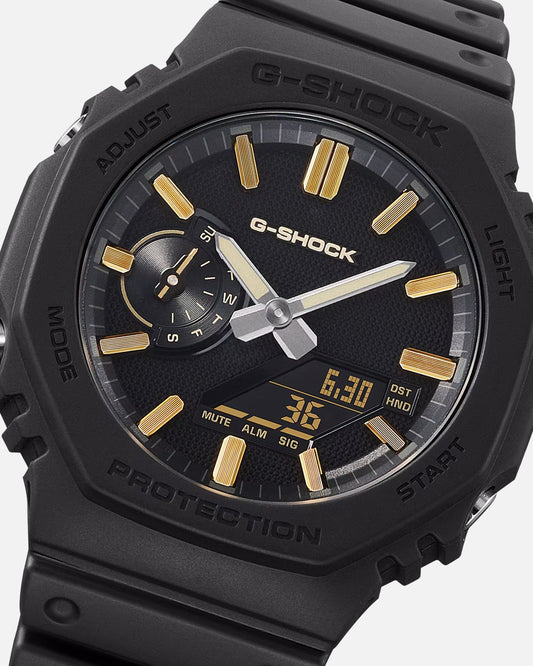 G Shock GA-2100LXB-1A9DR Watch Black/Gold