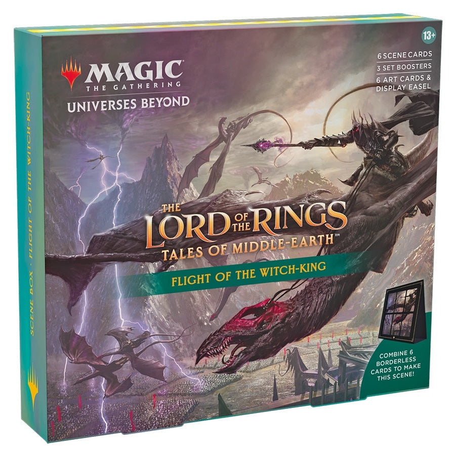 Wizards Of The Coast Magic the Gathering the Lord of the Rings Tales of Middle Earth Holiday Release Scene Box 4 Decks Per Display