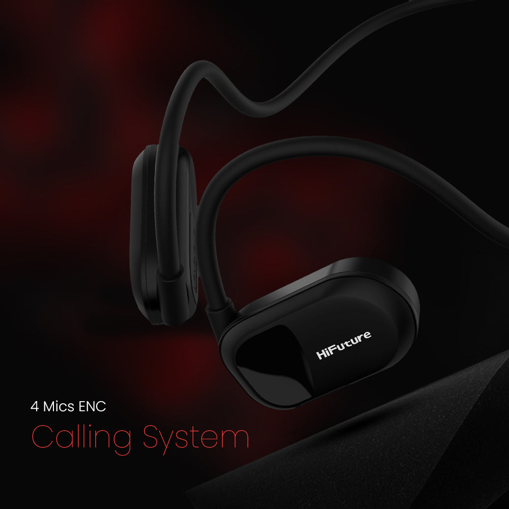 HiFuture FutureMate Open Ear Wireless Headphones (Black)