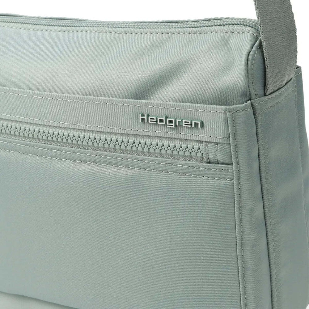 Hedgren Eye Neo RFID Pocket Water Repellent Crossbody Bag Green Milieu