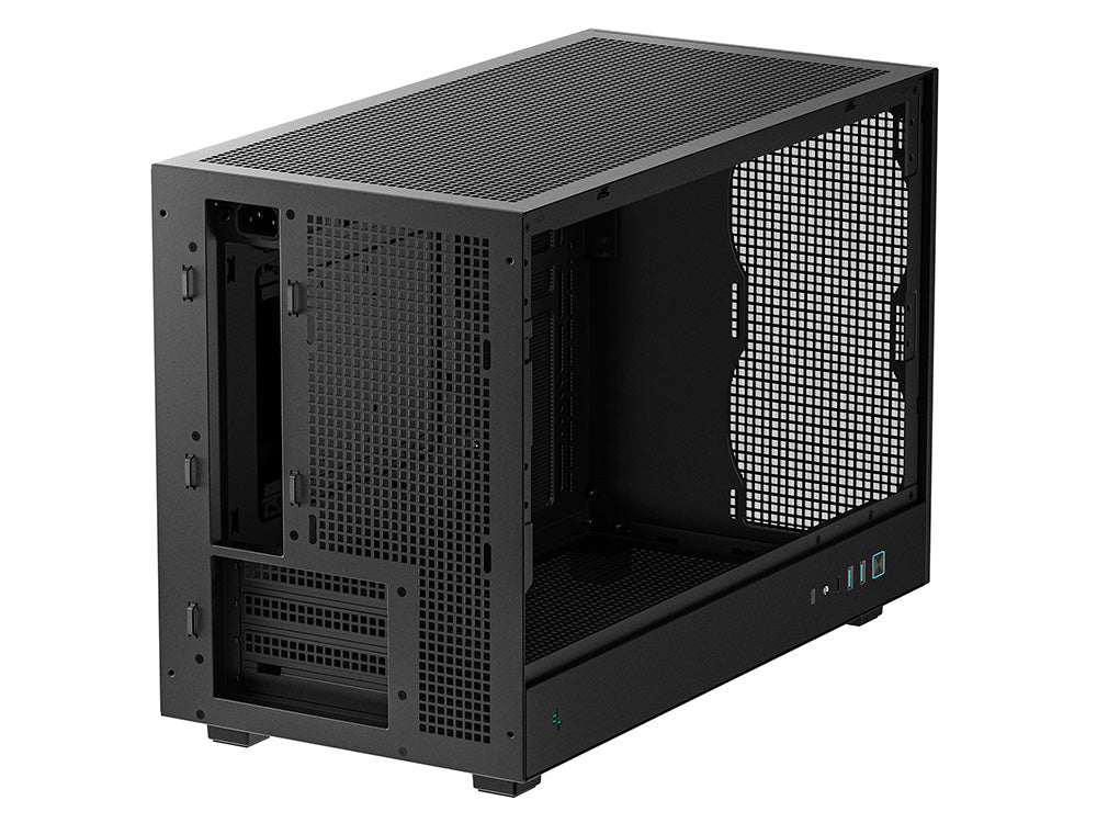 Deepcool CH260 Tempered Glass Micro-ATX Case - Black