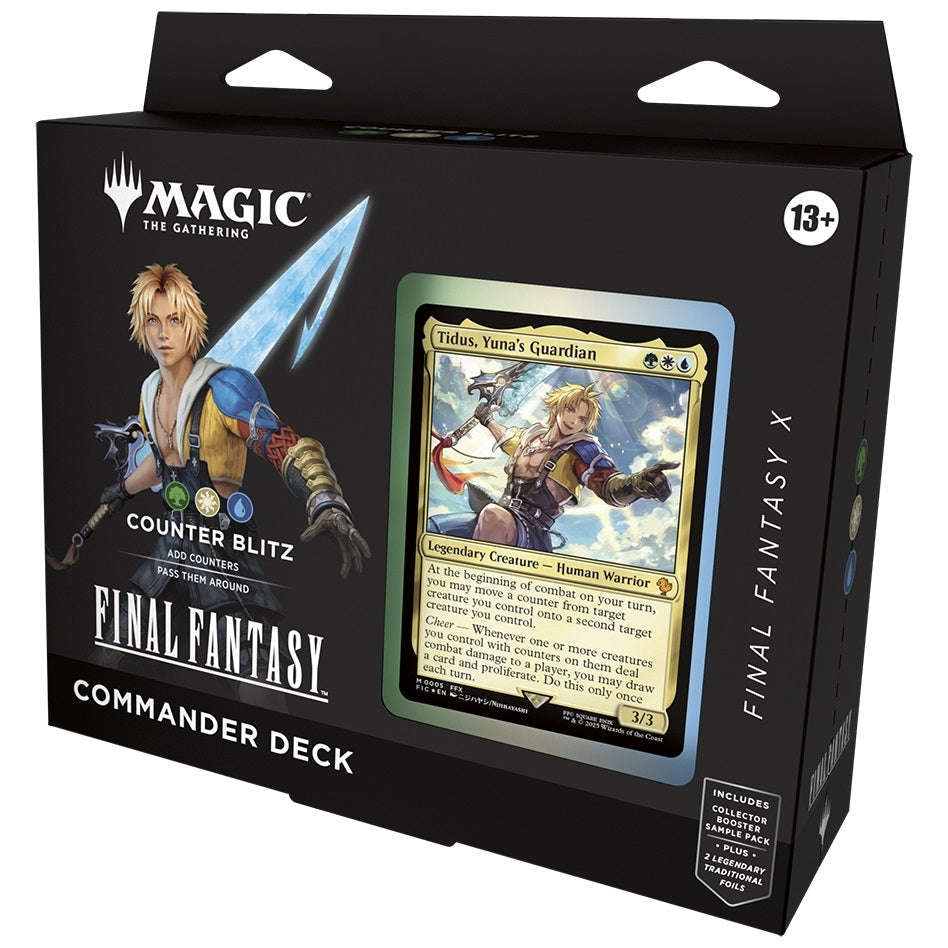 Wizards Of The Coast Magic the Gathering Final Fantasy Commander Decks 4 Decks Per Display