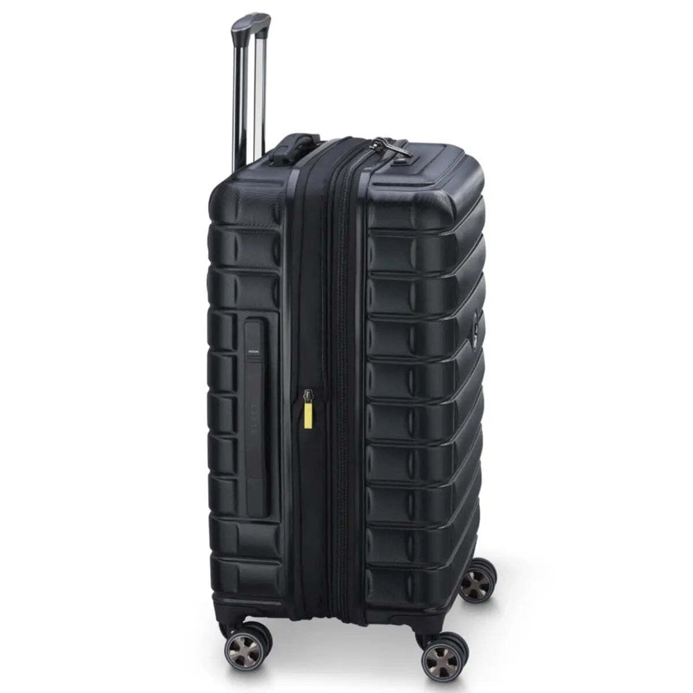Delsey Shadow 5.0 - 66 cm Expandable 4 Wheel Suitcase - Black