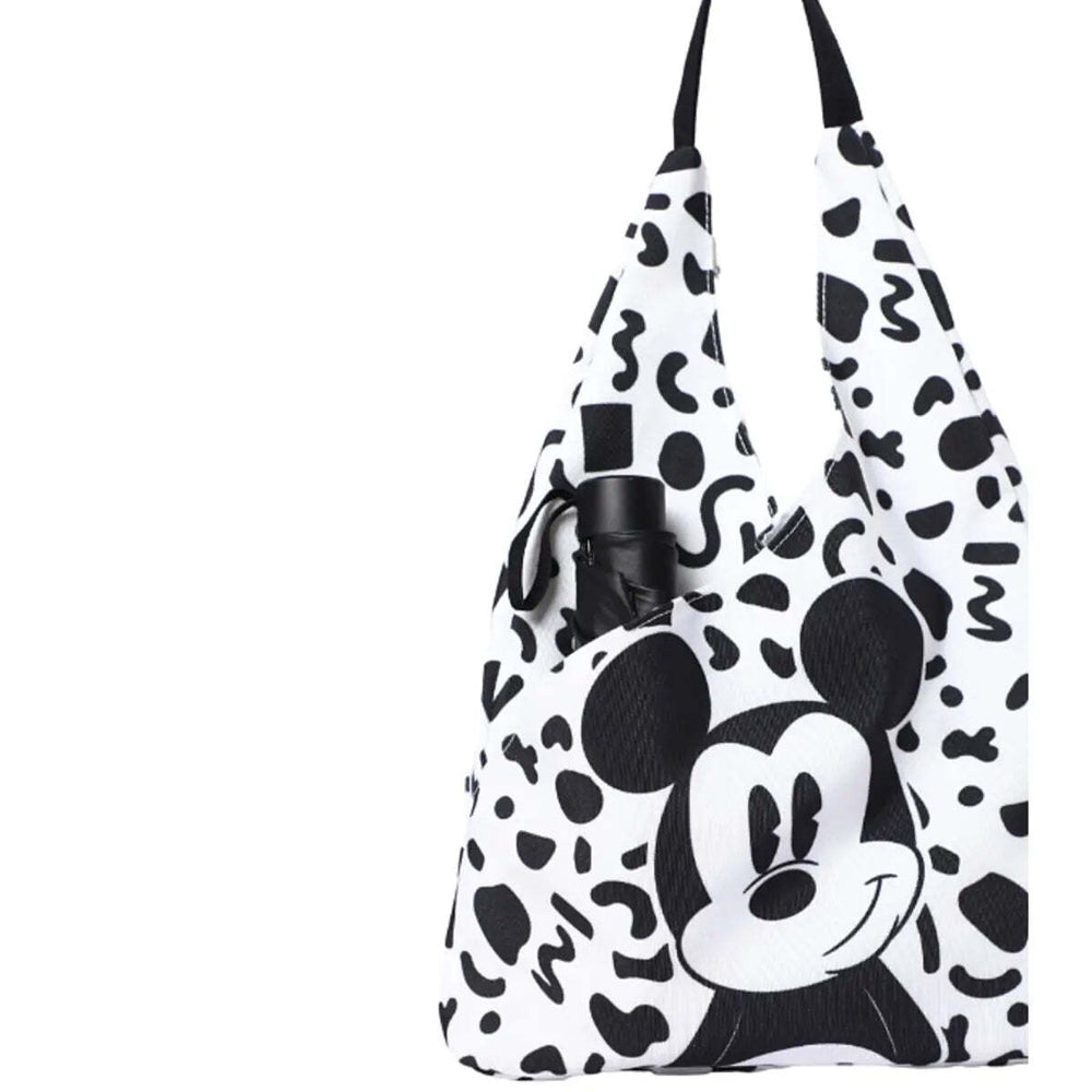 Disney Mickey Canvas Shopper - Black / White