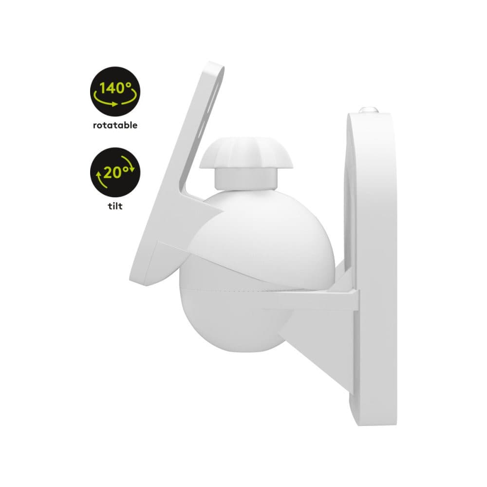 Goobay 2-Pieces Satellite Speaker Wall Mount (White)