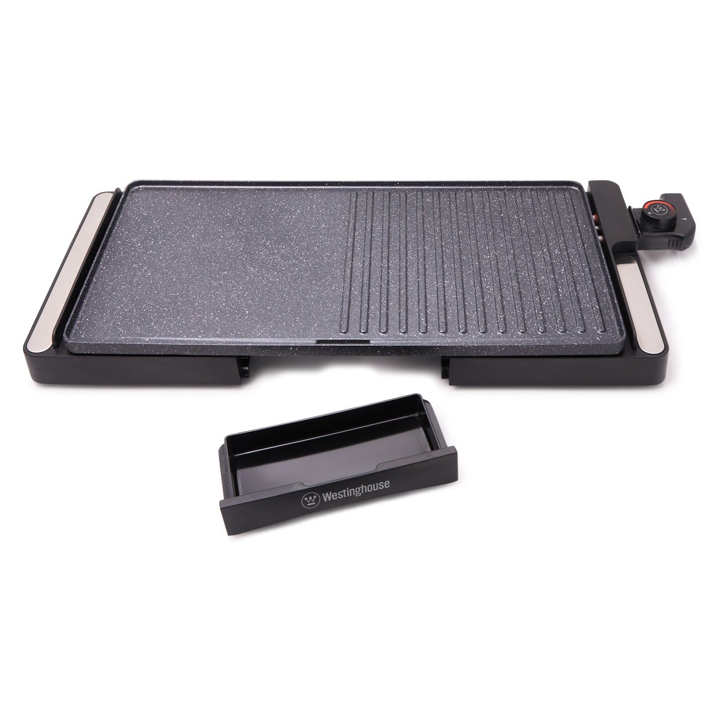 Westinghouse Non-Stick Electric Grill 2200W 652x261x68mm Black
