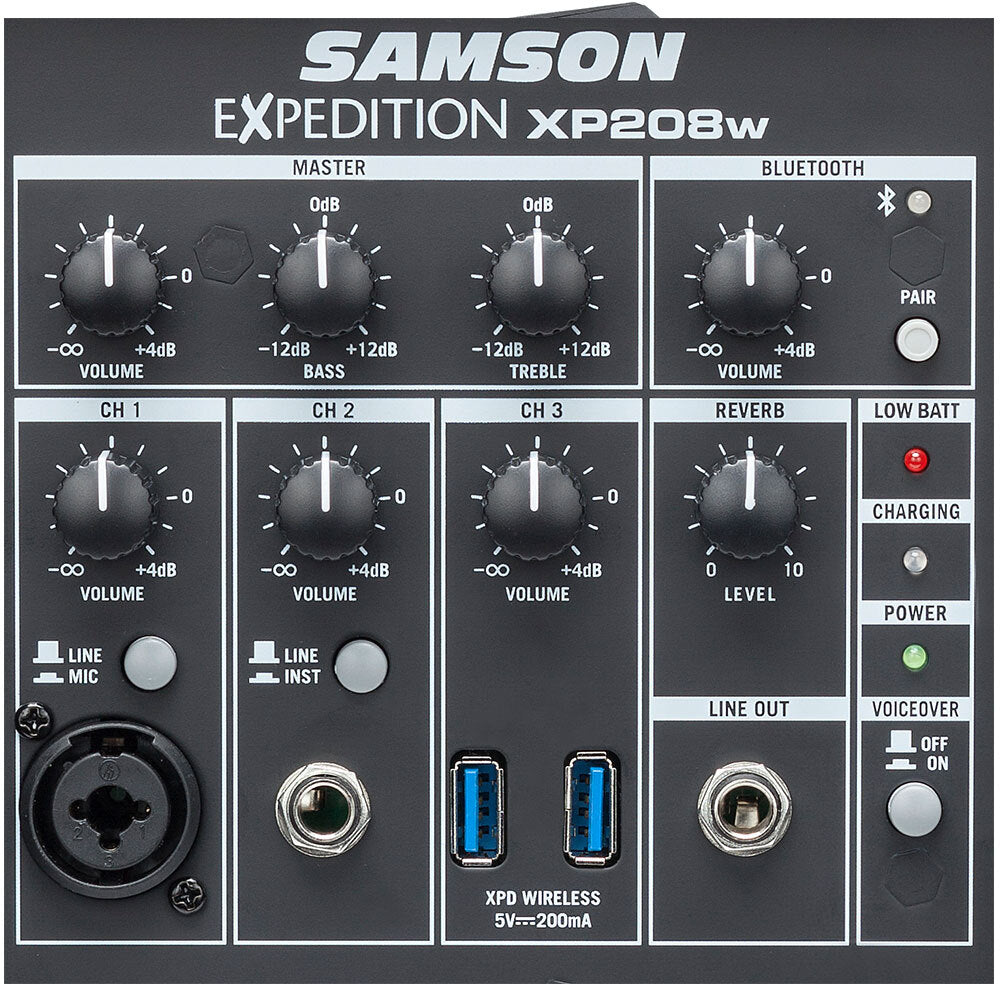 Samson Expedition Bluetooth PA System W/Wireless Microphone