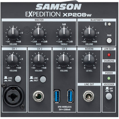 Samson Expedition Bluetooth PA System W/Wireless Microphone