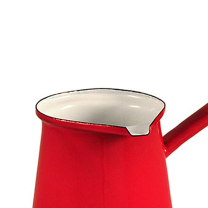 Urban Style 250ml Enamelware Turkish 5 Coffee Pot (Red)