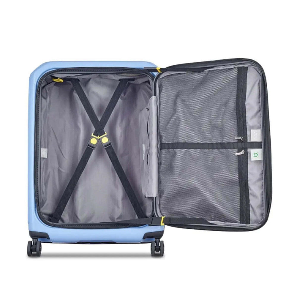 Delsey Securtime Zip 66 cm Top Opening 4-Wheel Expandable Suitcase - Lavender Blue