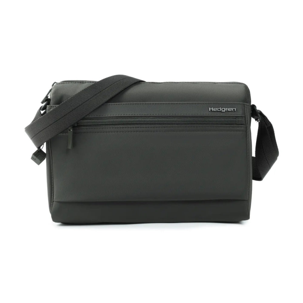 Hedgren EYE Medium Shoulder Bag RFID Nylon 5.7L Padded Pocket Black Ink