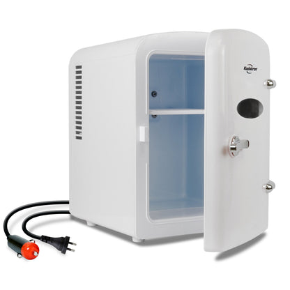 Koolatron Retro Mini Fridge 4L White