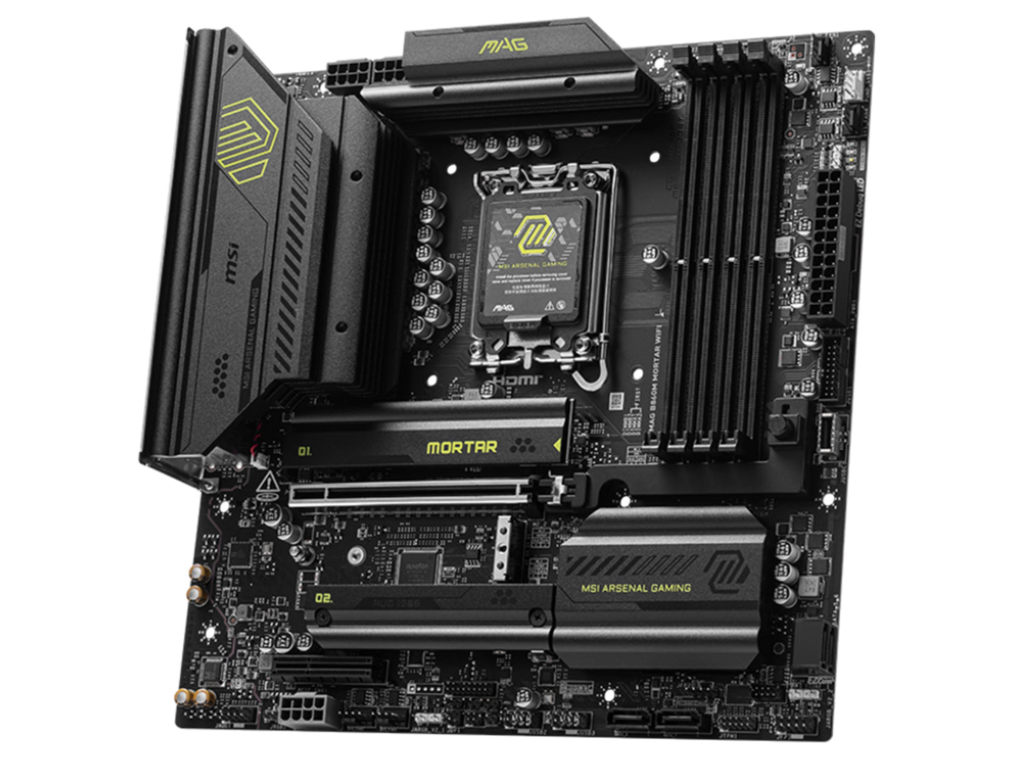 MSI MAG B860M Mortar WiFi LGA 1851 mATX Motherboard
