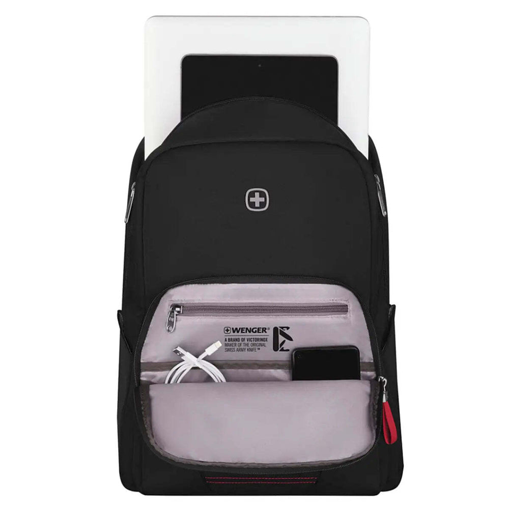 Wenger Motion 15.6" Laptop Backpack - Chic Black