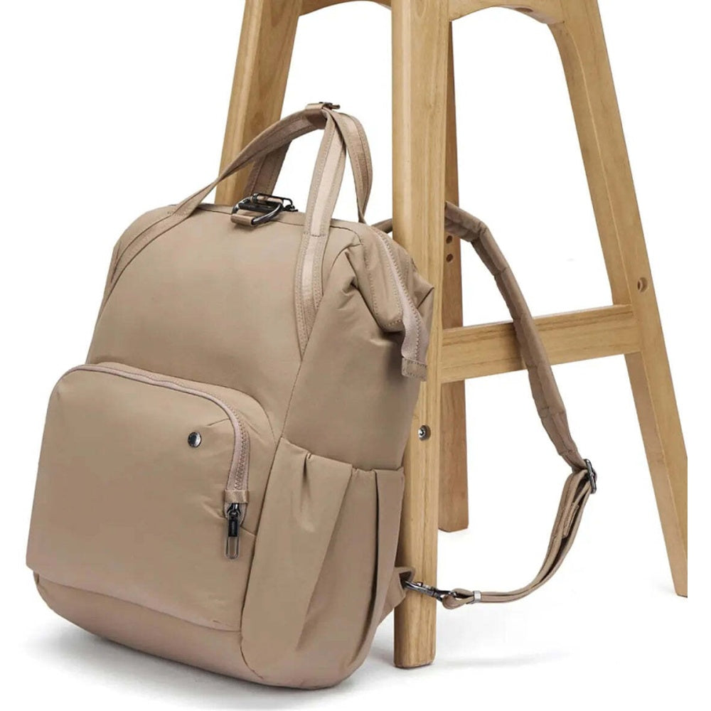 Pacsafe Citysafe CX Anti-Theft RFID Blocking 16" Laptop Backpack Taupe