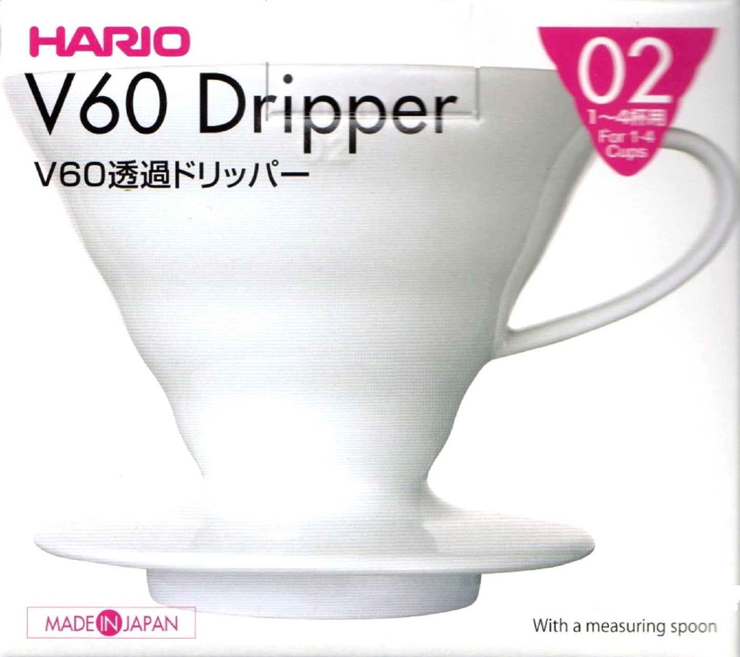 Hario V60 - 02 Coffee Dripper Ceramic - White