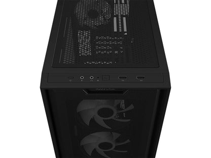 Asus A21 Plus Mesh Front Micro-ATX Case - Black