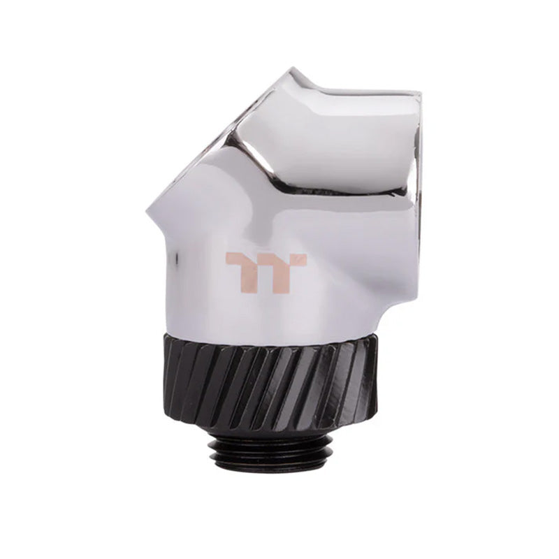 Thermaltake Pacific SF 45 & 90 Degree Adapter Silver Black (CL-W398-CU00SL-A)