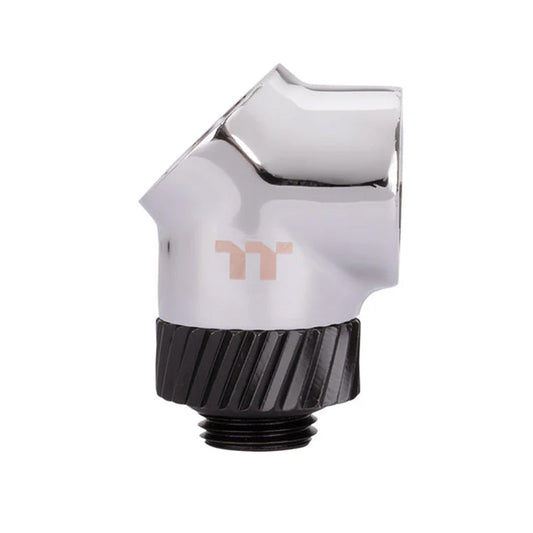 Thermaltake Pacific SF 45 & 90 Degree Adapter Silver Black (CL-W398-CU00SL-A)