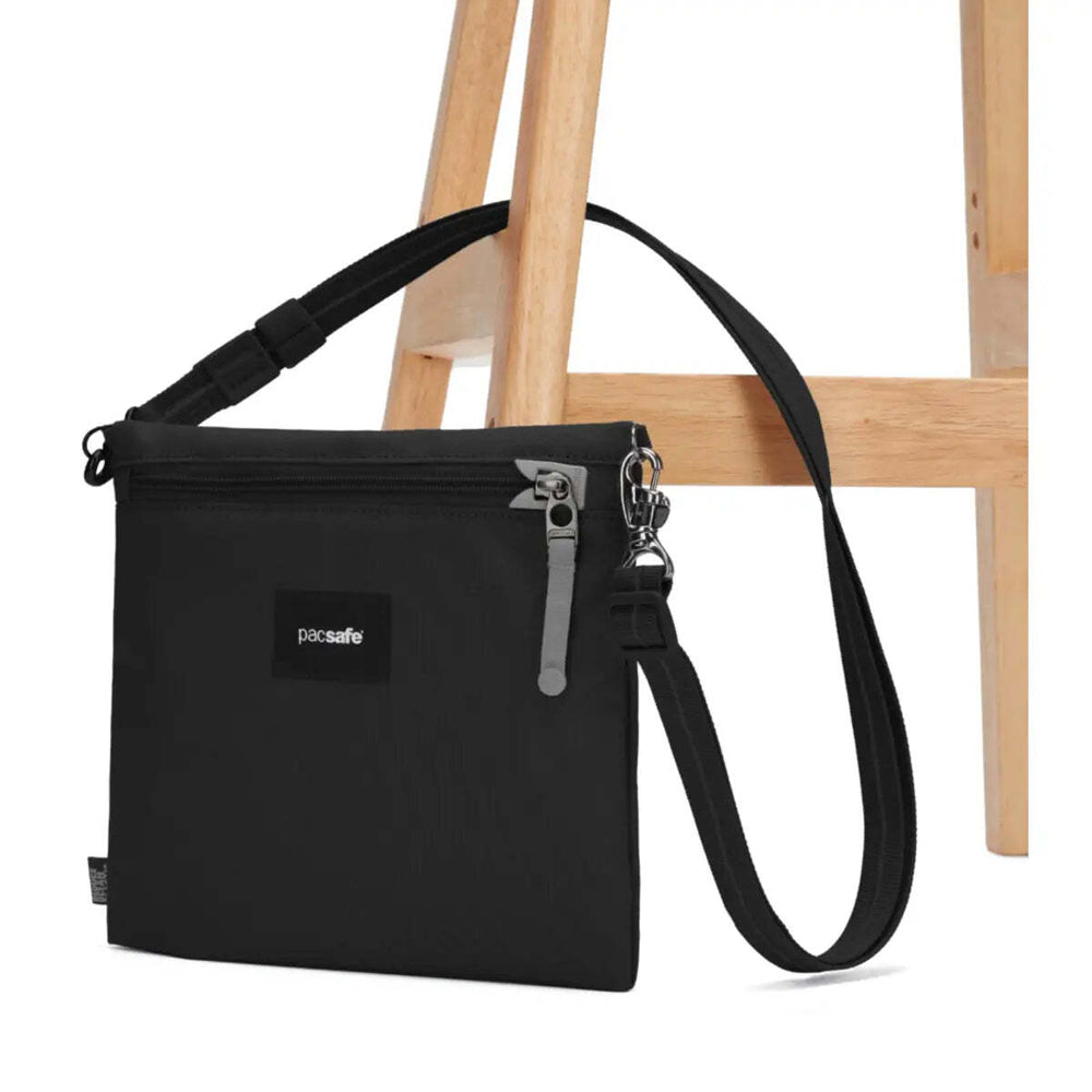 Pacsafe Go Anti-Theft Crossbody Pouch - Jet Black