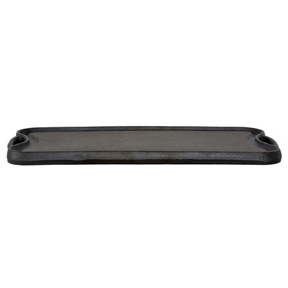 Healthy Choice Oil-Seasoned Reversible Cast Iron Griddle/Grill Plate 50x25cm