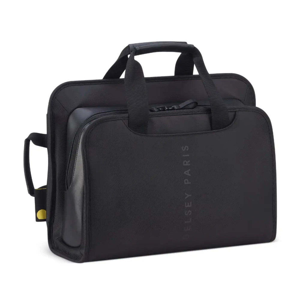 Delsey Arche 14" Laptop Satchel / Backpack - Black