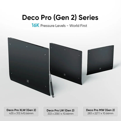 XPPen Deco Pro XLW Graphics Tablet with K05 Remote