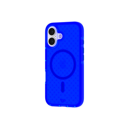 Tech21 EvoCheck Phone Case for iPhone 16  with MagSafe (Cobalt Blue)