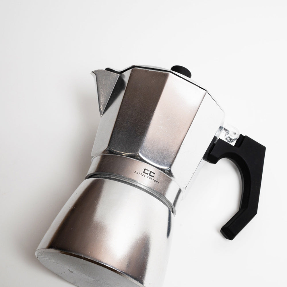 Coffee Culture 19cm Stovetop Coffee Maker 6-Cup Moka Italian Espresso Pot Silver