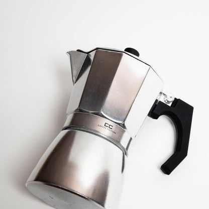 Coffee Culture 19cm Stovetop Coffee Maker 6-Cup Moka Italian Espresso Pot Silver