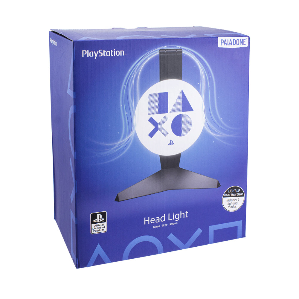 Paladone Playstation Head Light Gaming Headphone Stand/Holder 23x19cm