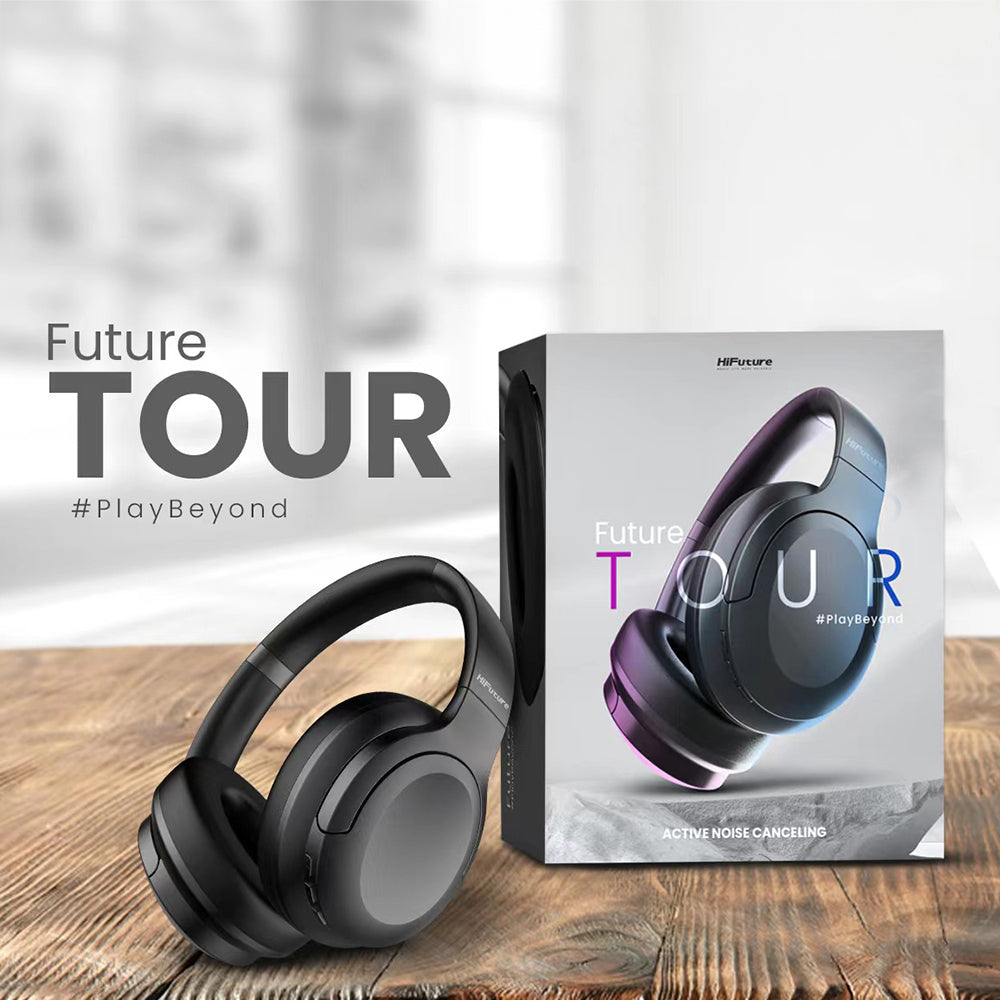 HiFuture FutureTour Noise Cancelling Headphones (Black)