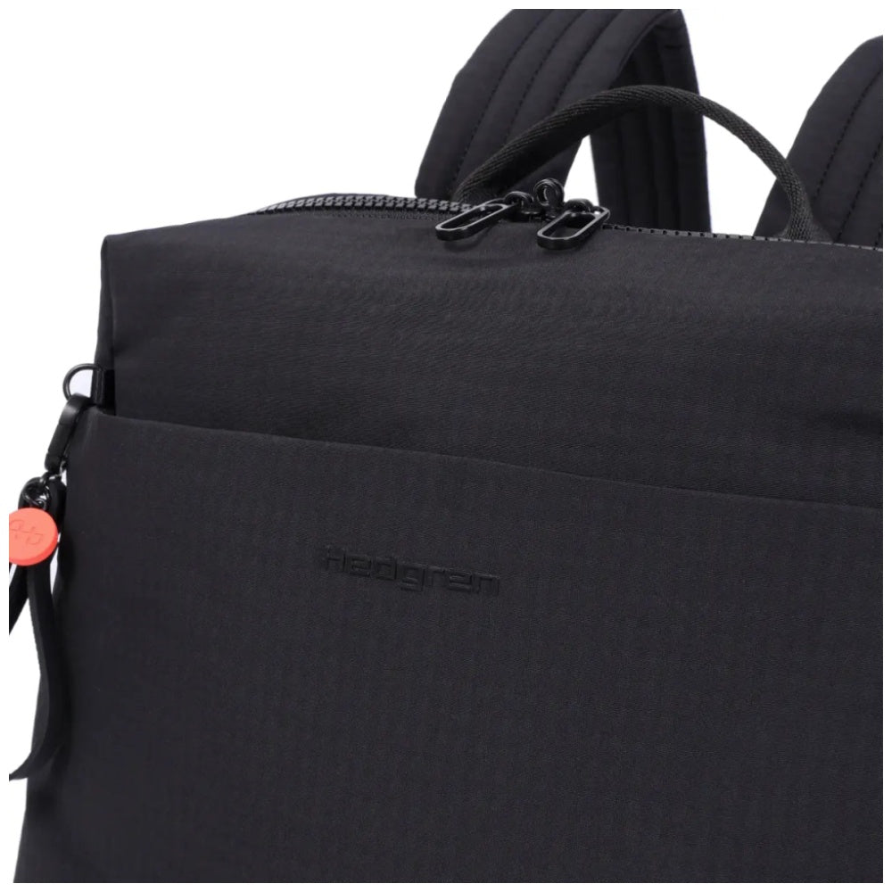 Hedgren Akira 14in Laptop Backpack M Travel Friendly Padded Sleeve Black