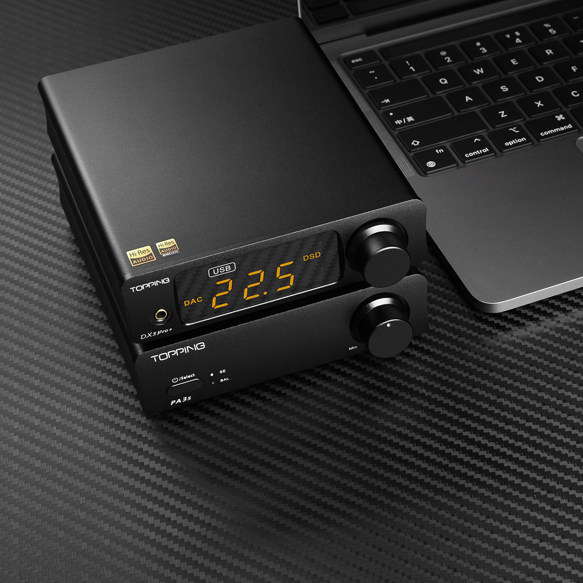 Topping DX3 Pro+ DAC and Headphone Amplifier (Black)