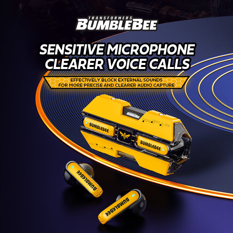 Transformers TF-T01 True Wireless Bluetooth Earbuds (Bumblebee Yellow)