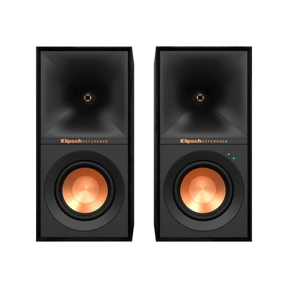 Klipsch R-40PM Powered Wireless Bluetooth Bookshelf 70W Speakers (2x) Black