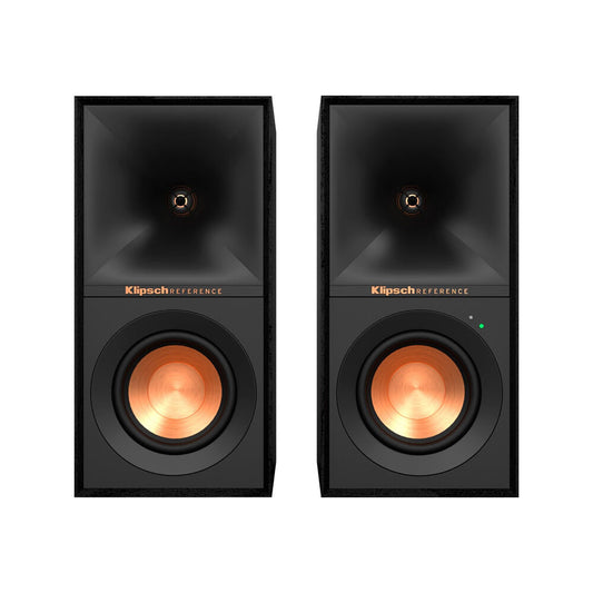 Klipsch R-40PM Powered Wireless Bluetooth Bookshelf 70W Speakers (2x) Black