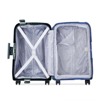 Delsey Moncey 55 cm 4-Wheel Carry-on Suitcase - Green (Recycled Material)