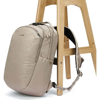 Pacsafe V Tour Anti-Theft RFID Blocking Secure 16" Laptop Backpack Beige