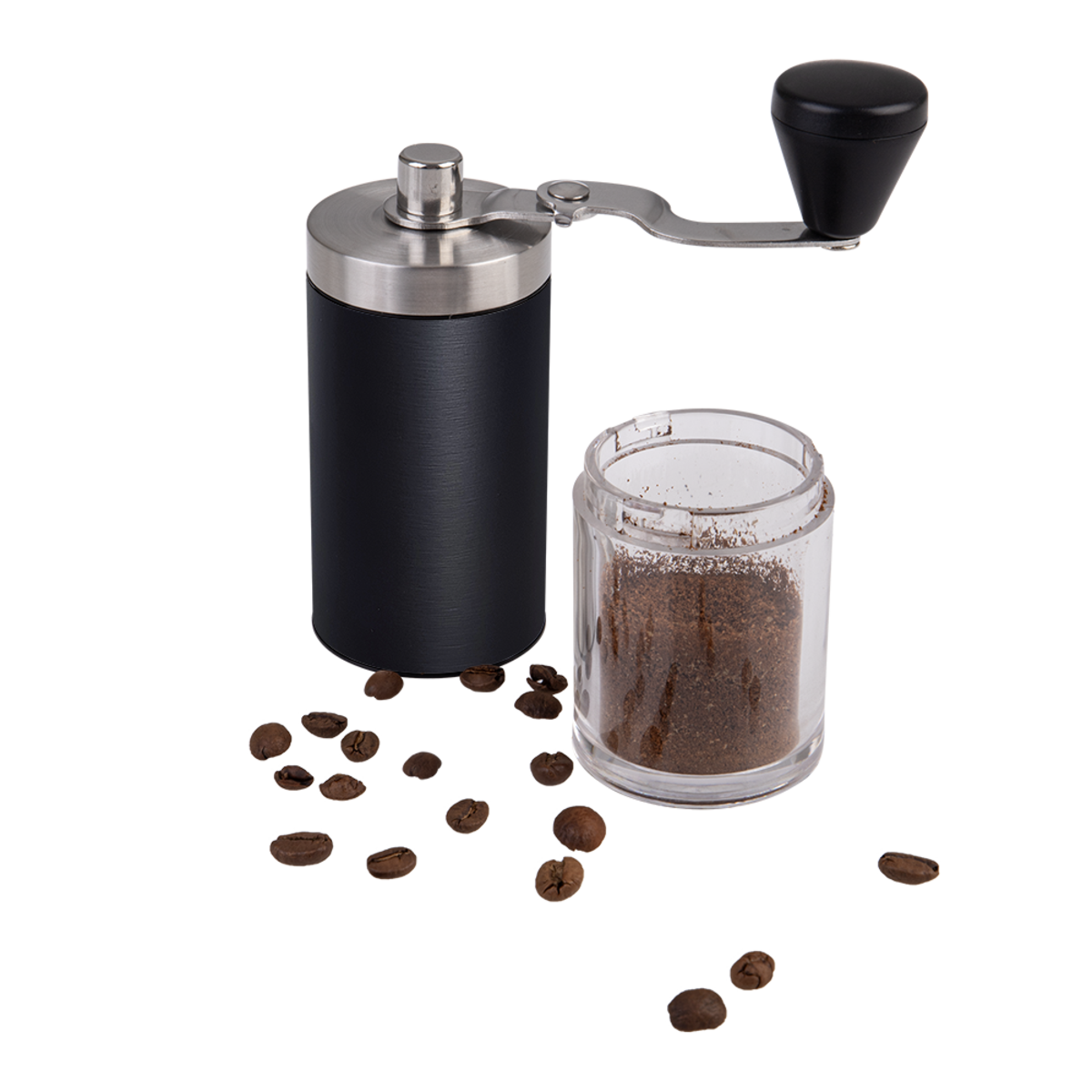 Casabarista Stainless Steel Hand/Manual Coffee Bean Grinder with Ceramic Burr