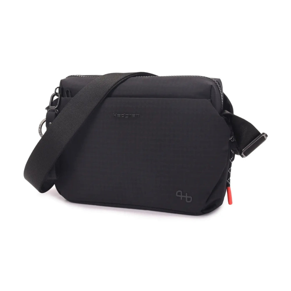 Hedgren Kosho Womens Medium Crossover Shoulder Bag Crossbody Black