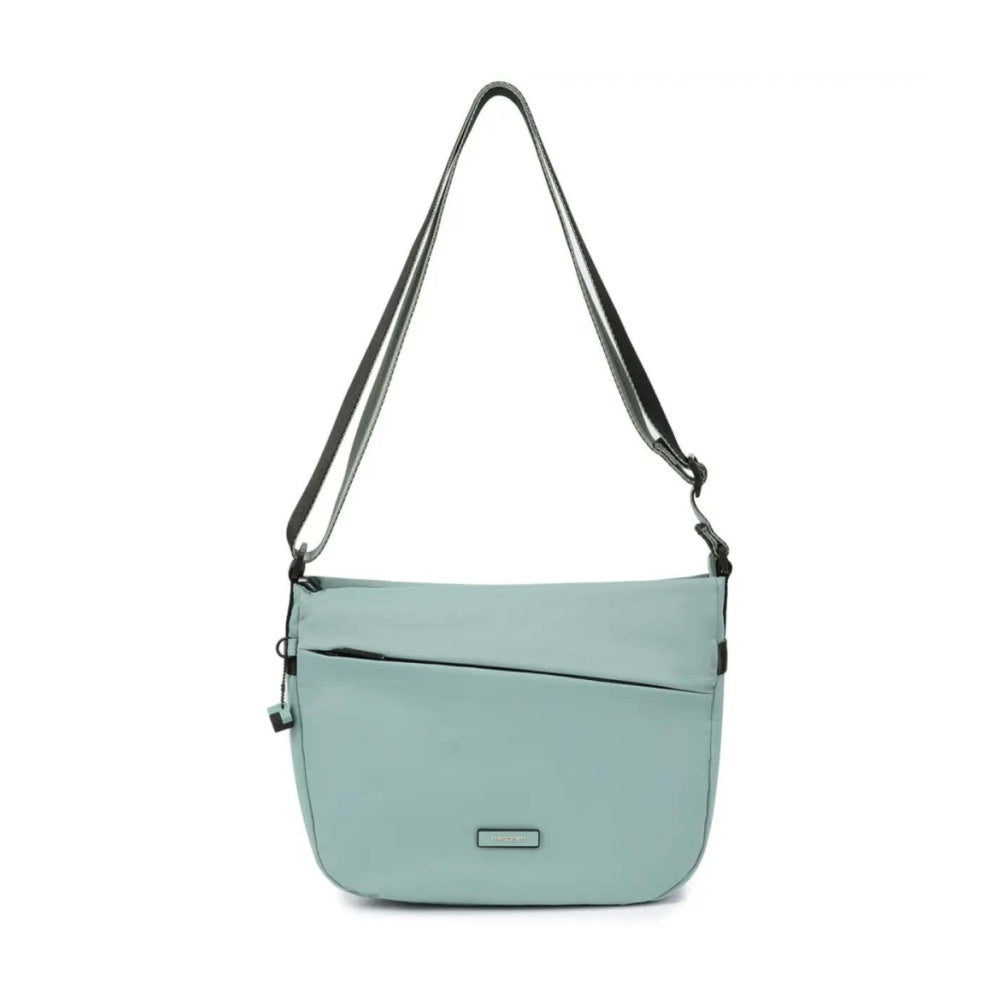 Hedgren Gravity Crossover Water Dust Repellent Shoulder Bag Medium Green Milieu