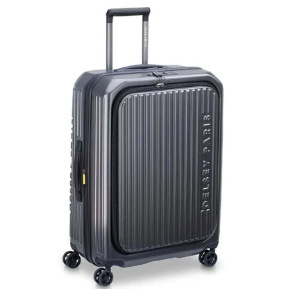 Delsey Securtime Zip 66 cm Top Opening 4-Wheel Expandable Suitcase - Anthracite